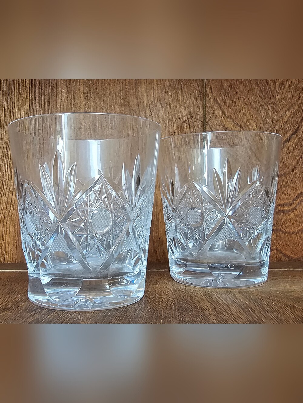 Bohemia Crystal Cut Double Old Fashioned Glass - Clear (Set of 6)